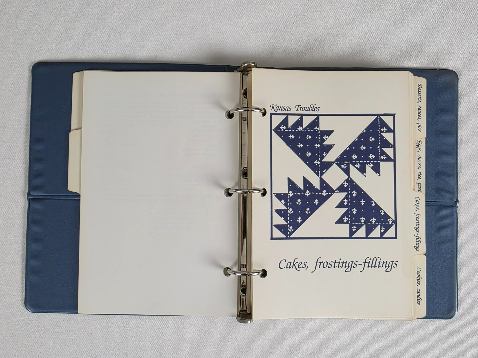 From Quilts To Quiche Cookbook Recipes 288 Pages Vintage Hardcover Notebook
