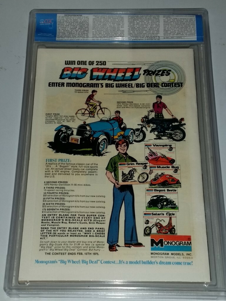 SUPERBOY #205 CGC 9.2 OFF WHITE TO WHITE PAGES 100 PAGES DC COMICS NOV 1974 (SA)