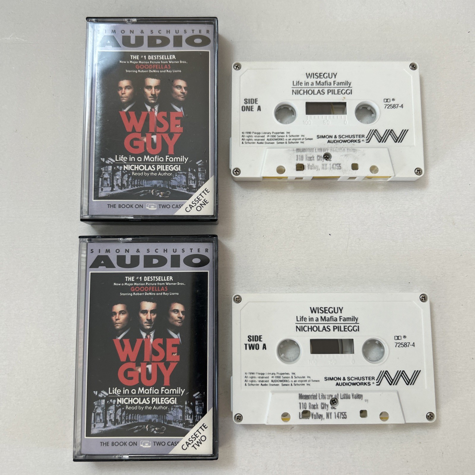 Wiseguy : Life in a Mafia Family by Nicholas Pilleggi (Two Audio Cassettes)