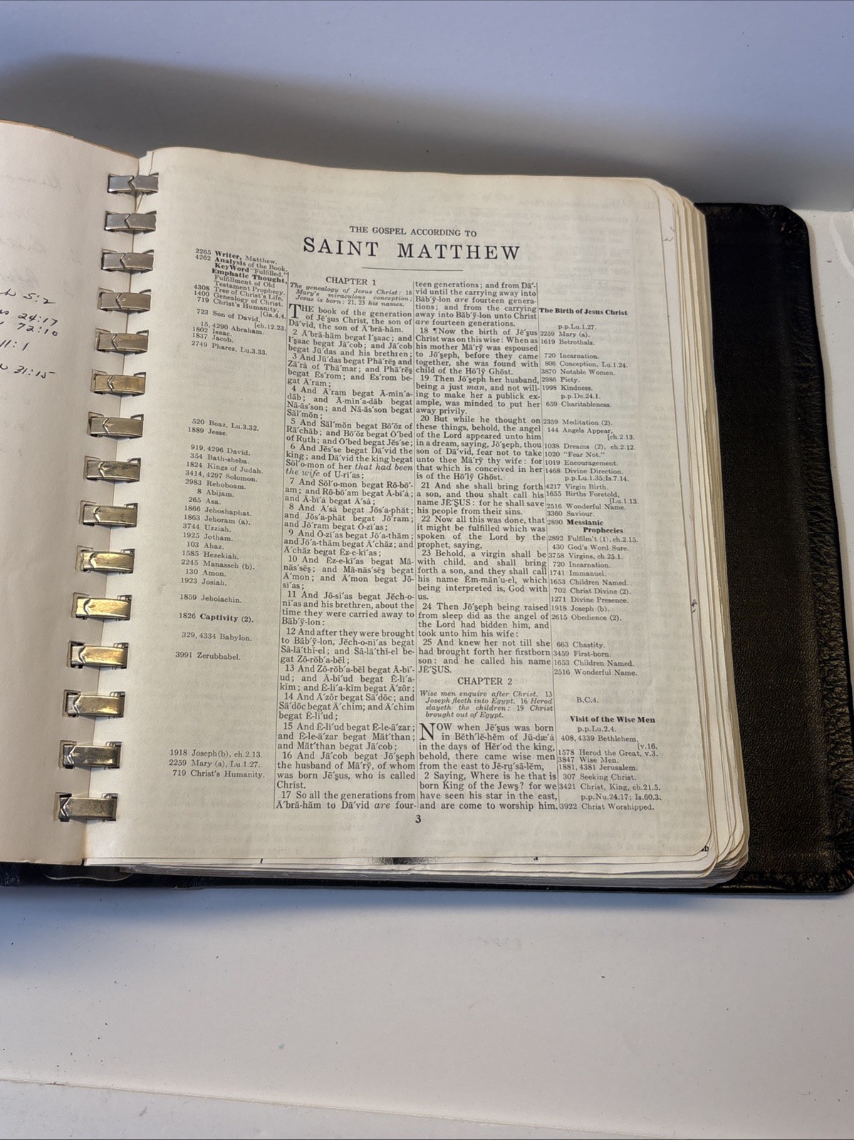 Thompson Chain Reference Bible Self-Pronouncing KJV Workbook Edition