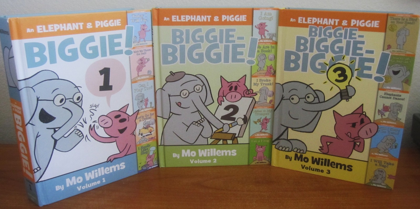 MO WILLEMS BIGGIE! VOLUMES 1, 2, 3 ELEPHANT & PIGGIE CHILDREN&rsquo;S PICTURE BOOKS