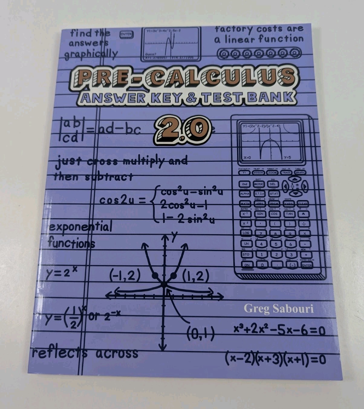 Teaching Textbooks Pre-Calculus 2.0 Answer Key/Test Bank Greg Sabouri