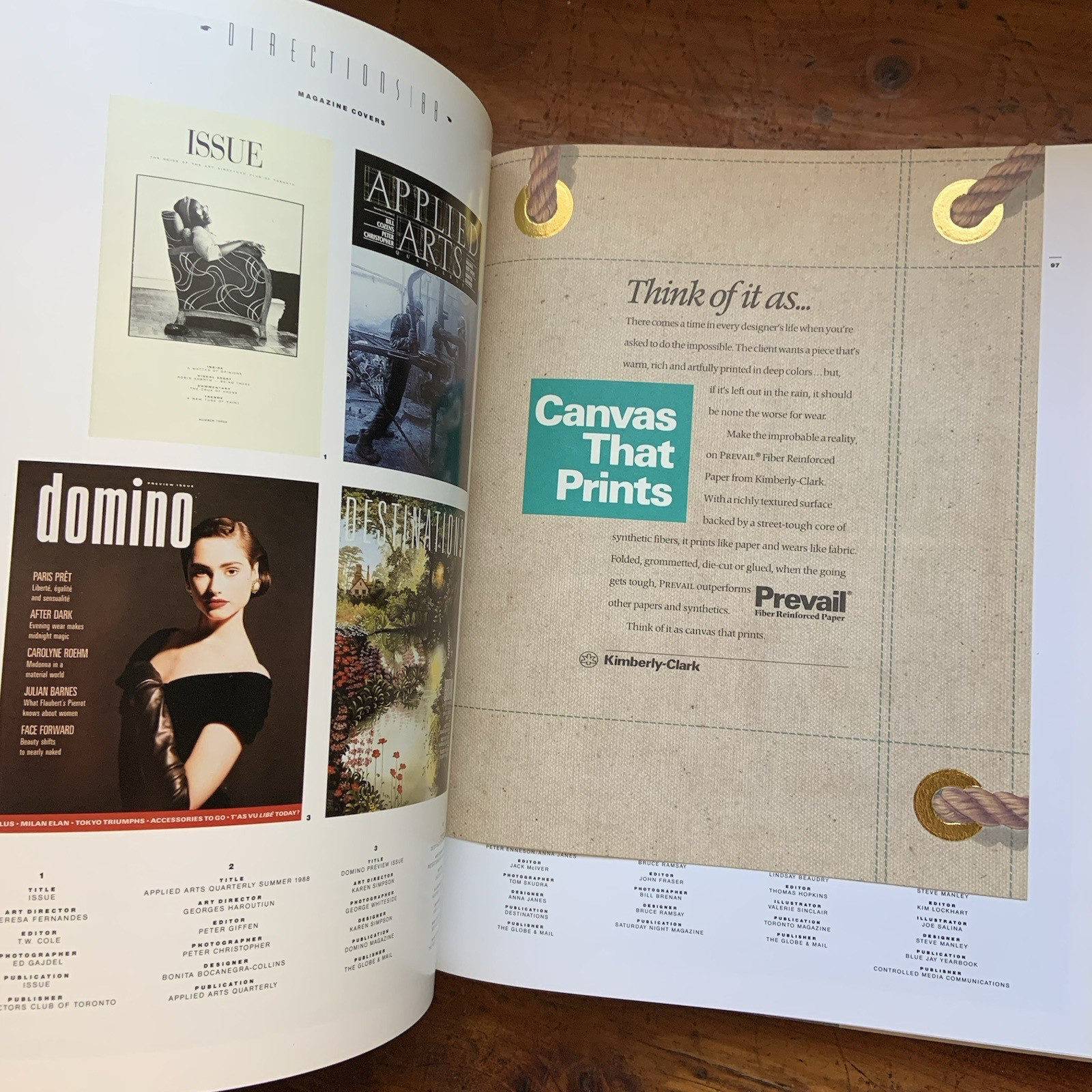 Directions 1 Advertising and Design in Canada Applied Arts Quarterly Book