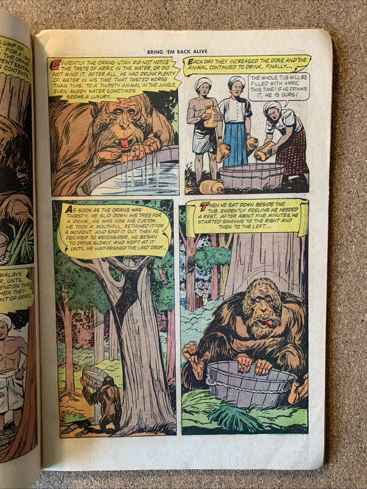 Classics Illustrated #104 Bring &lsquo;Em Back Alive FN+ 1963, 48 pages