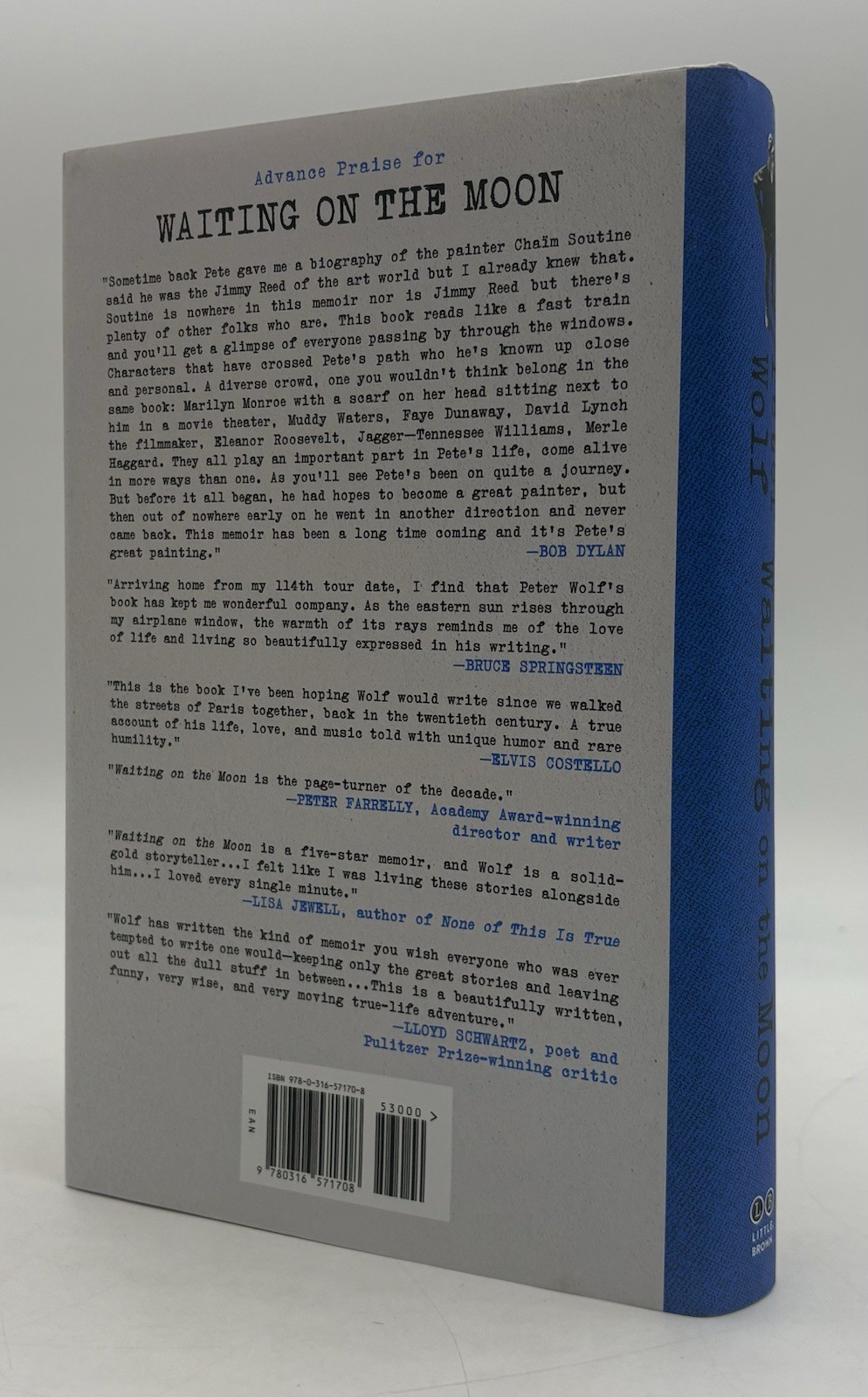 Peter Wolf Waiting on the Moon SIGNED First Edition 1st Printing 2024 COA
