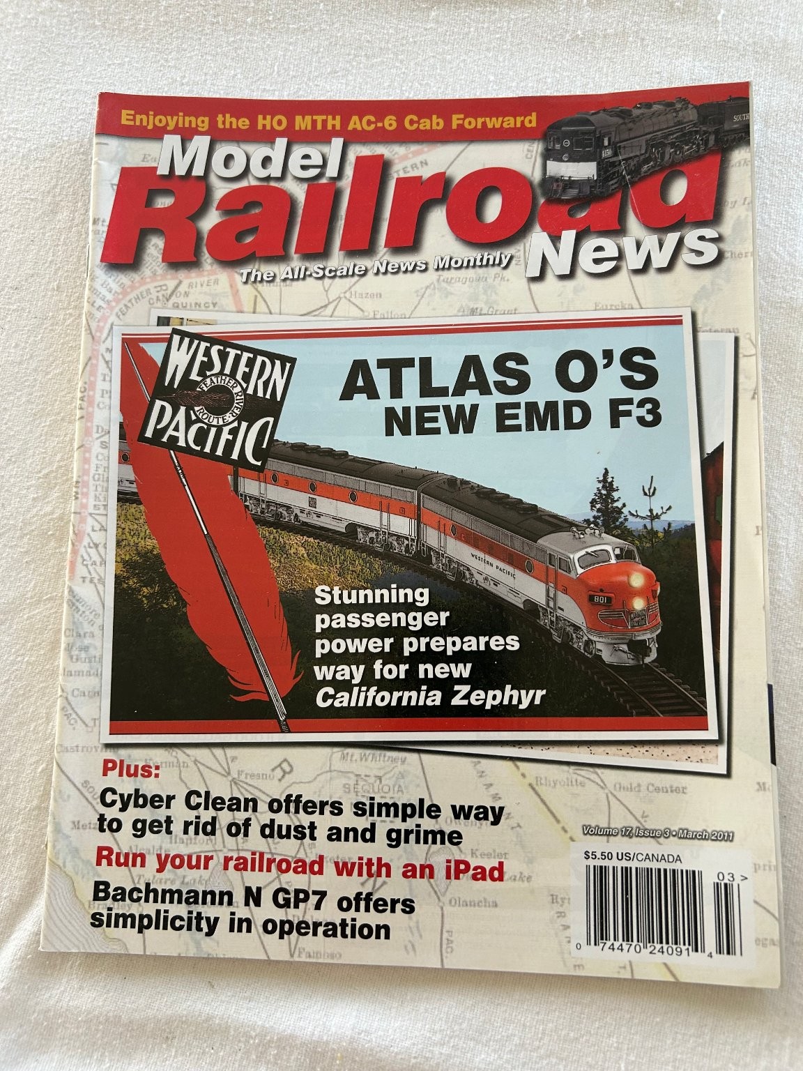Model Railroad News Magazine March 2011 Vol 17 Issue 3 Atlas EMD F3