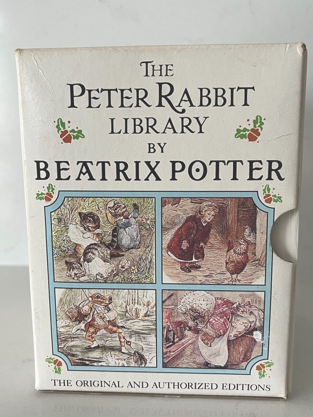 Vintage The Peter Rabbit Library by Beatrix Potter 12 Vol Hard Box Set 1989