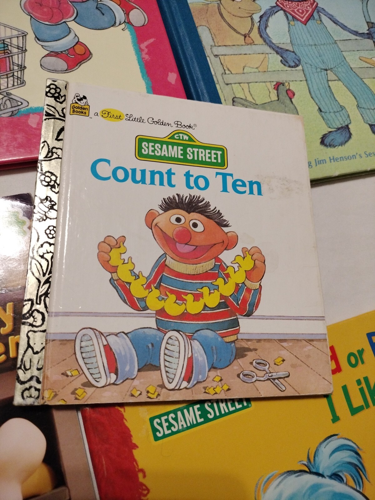 Vintage 80&rsquo;s Sesame Street Mixed Lot Of 9