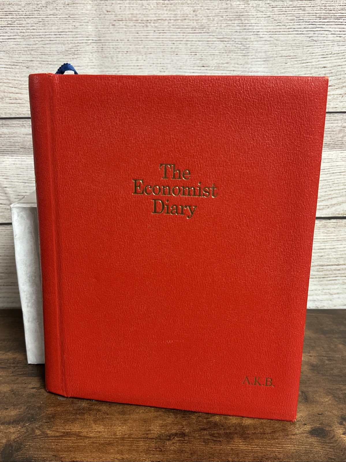 The Economist Diary 1973 Red Hard Cover Maps by Oxford University Press Tabs