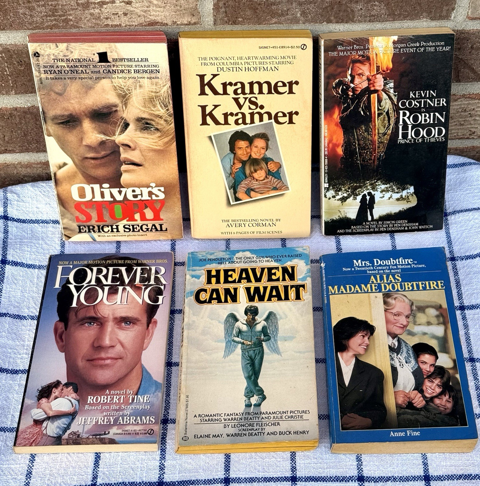 1980&rsquo;s Pbs Lot of 6 Movie Tie In Romance Family Adventure Action Kramer vs Krame