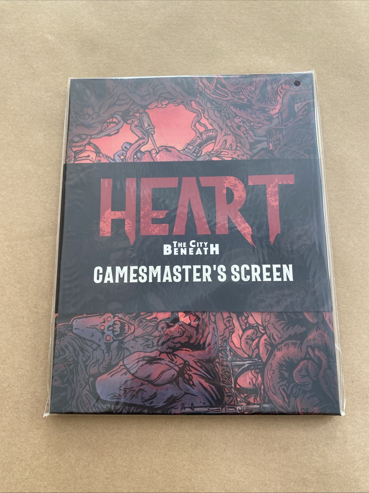 Heart: The City Beneath, GM Screen (Mixed Media Product) By Elaine Lithgow