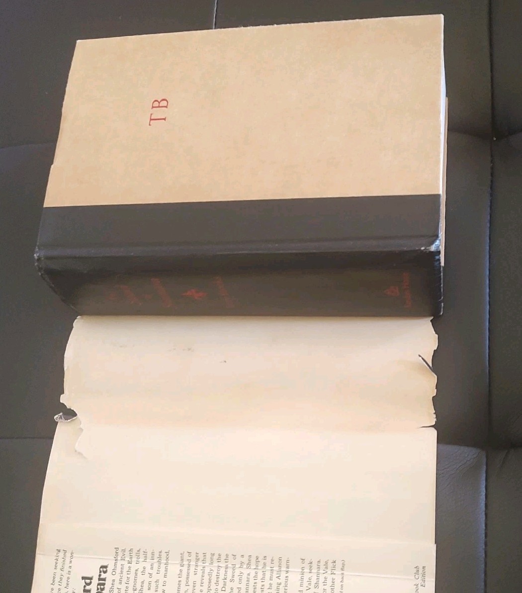 Terry Brooks / The Sword of Shannara 1977 BCE HB HC DJ