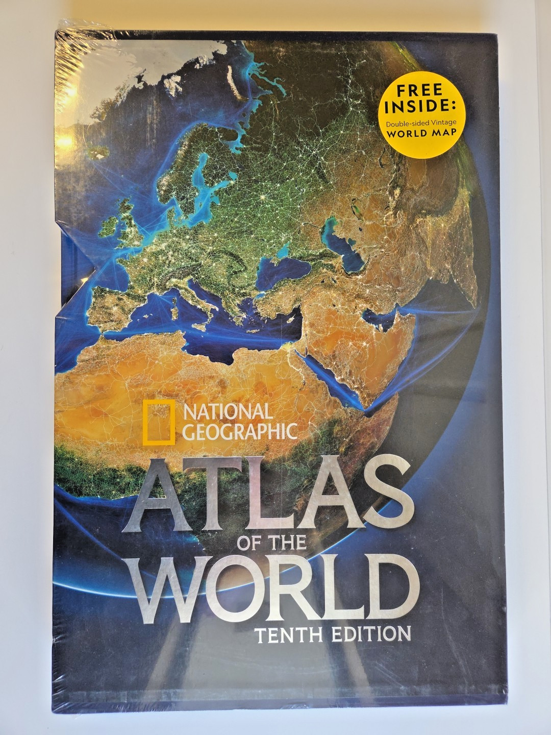 National Geographic Atlas Of The World 10th Edition Hardcover Factory Sealed