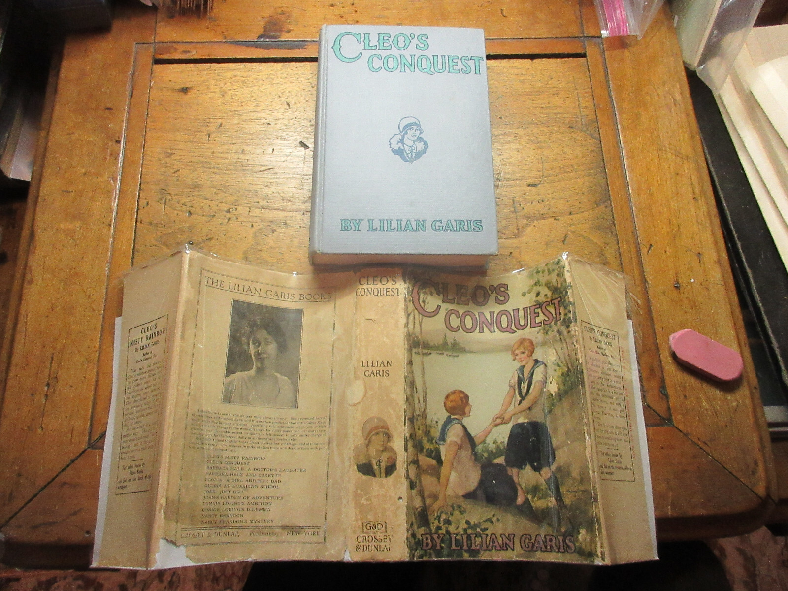 CLEO&rsquo;S CONQUEST Lilian Garis 1927 Grosset Mylar Protected Dust Jacket DJ