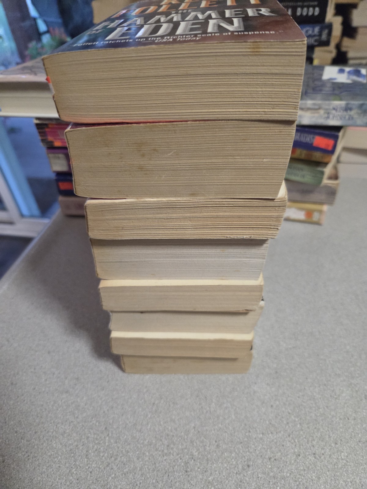 Ken Follett Lot Of 8 Books Paperback