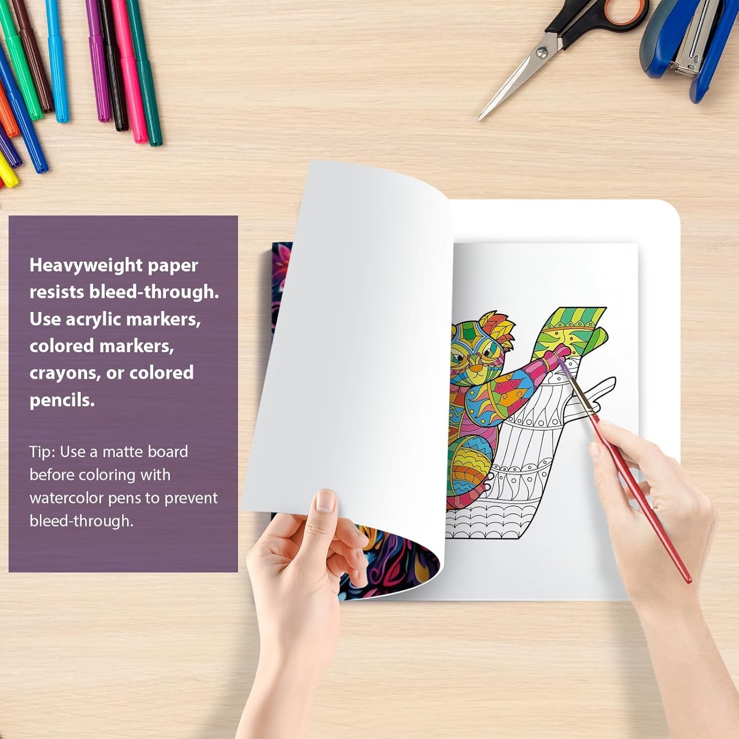 Adult Coloring Books Set:3 Coloring Books for Adults Animal Flowers & Other Them