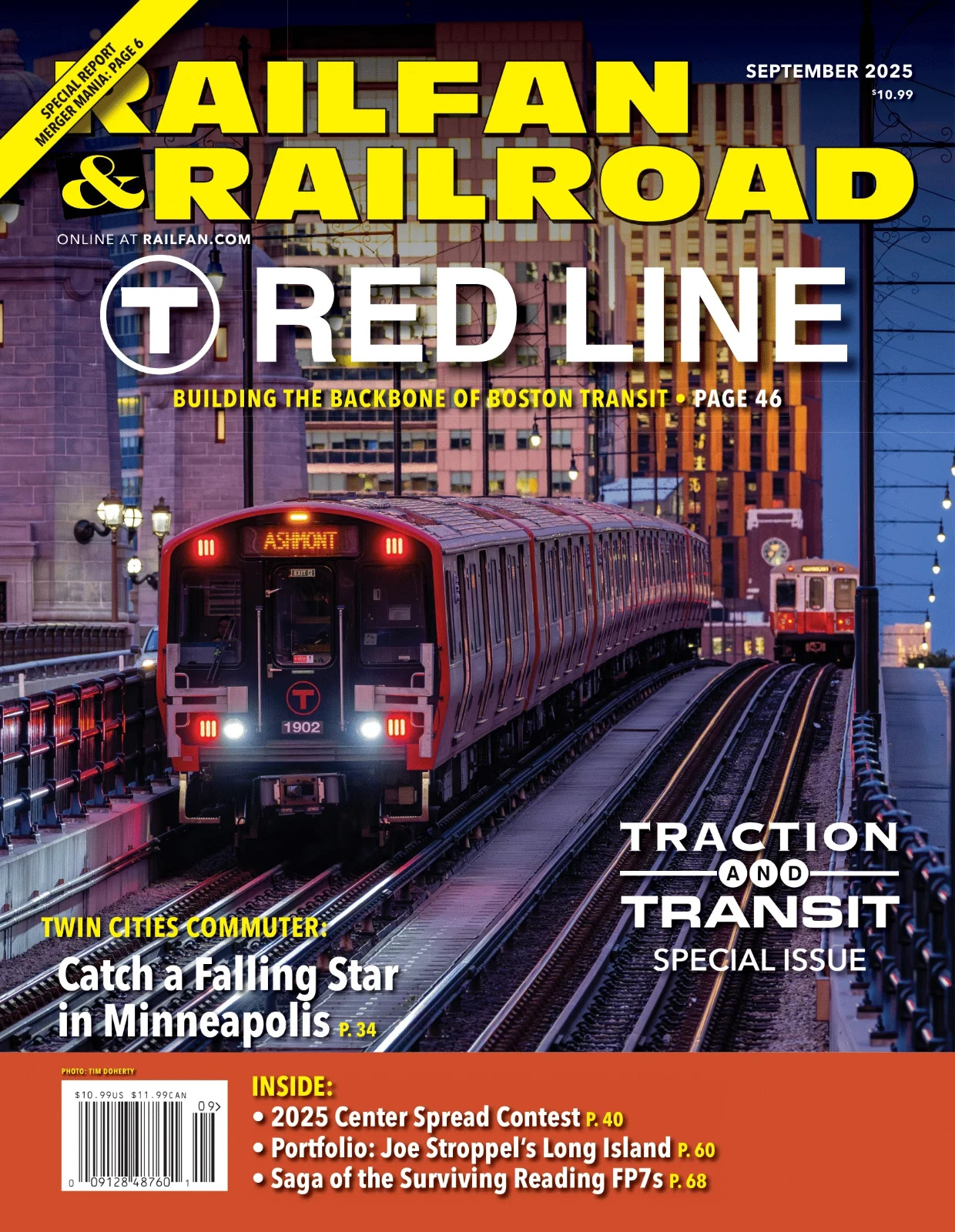 RAILFAN & RAILROAD MAGAZINE | SEPT 2025 | RED LINE