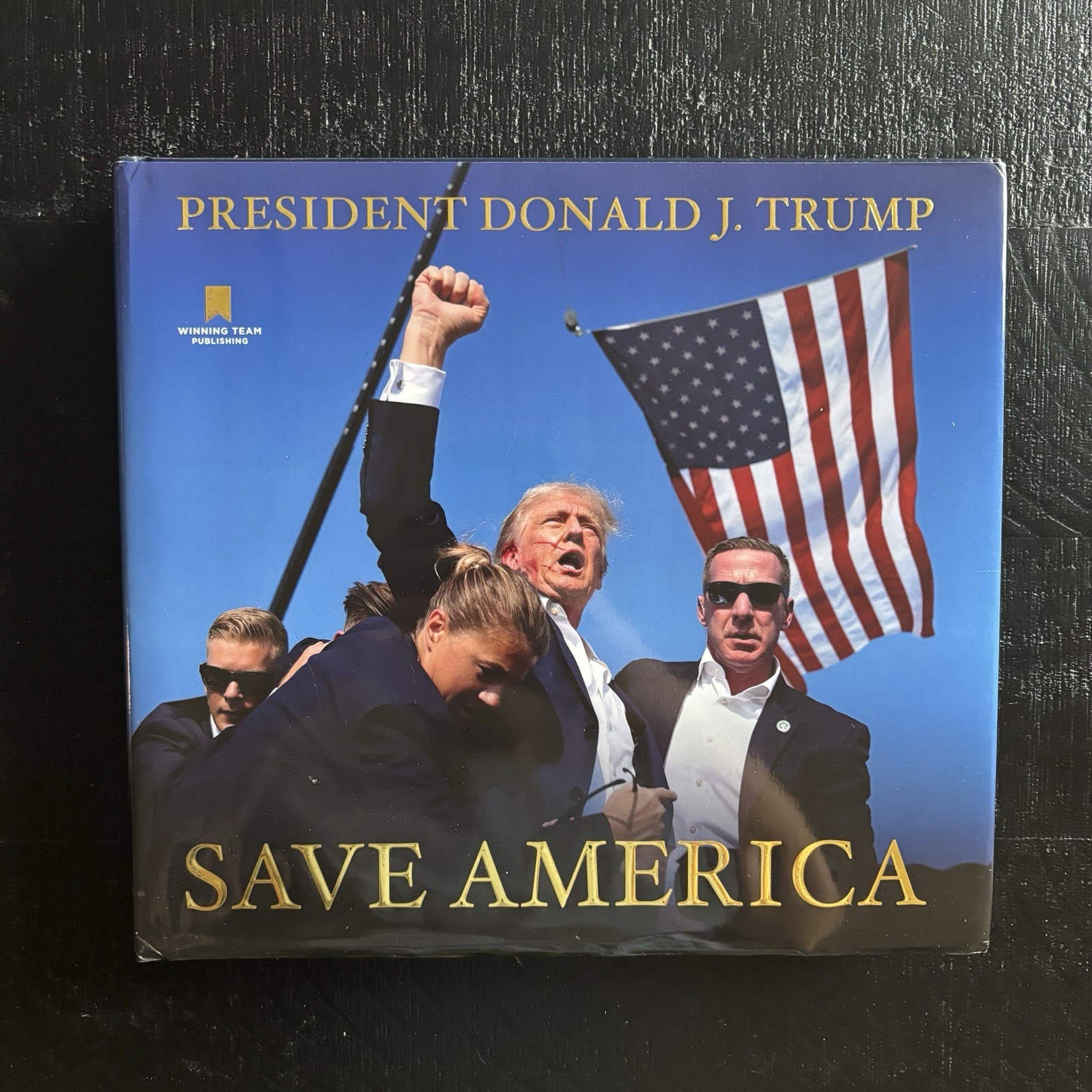Save America President Donald J. Trump Hardcover Book 2024 USA Republican *read*
