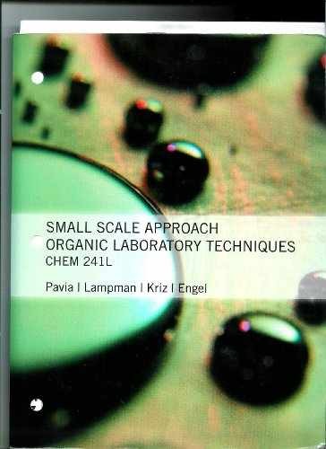 Chem 241l Small Scale Approach – Paperback, by Donald L. Pavia; – Acceptable n
