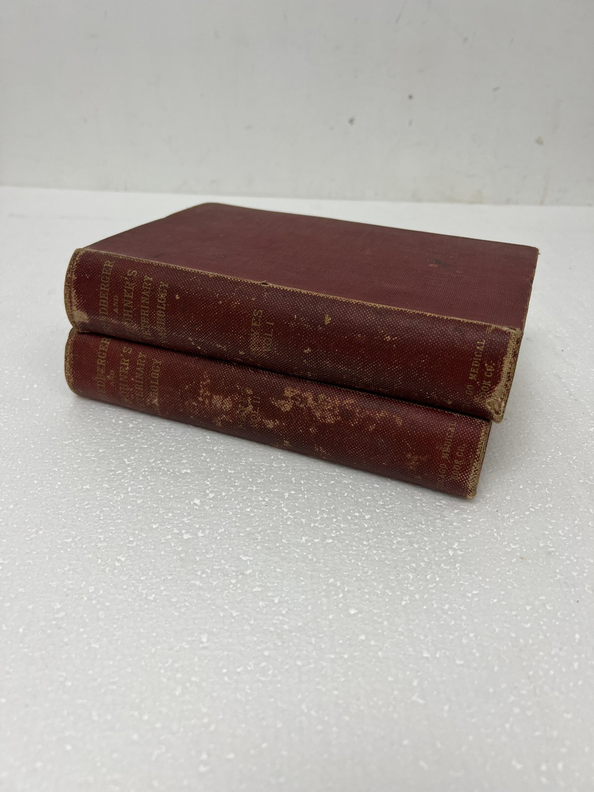 Friedberger & Frohner&rsquo;s Veterinary Pathology 1909 2 Vol Set MH Hayes farm 6th Ed