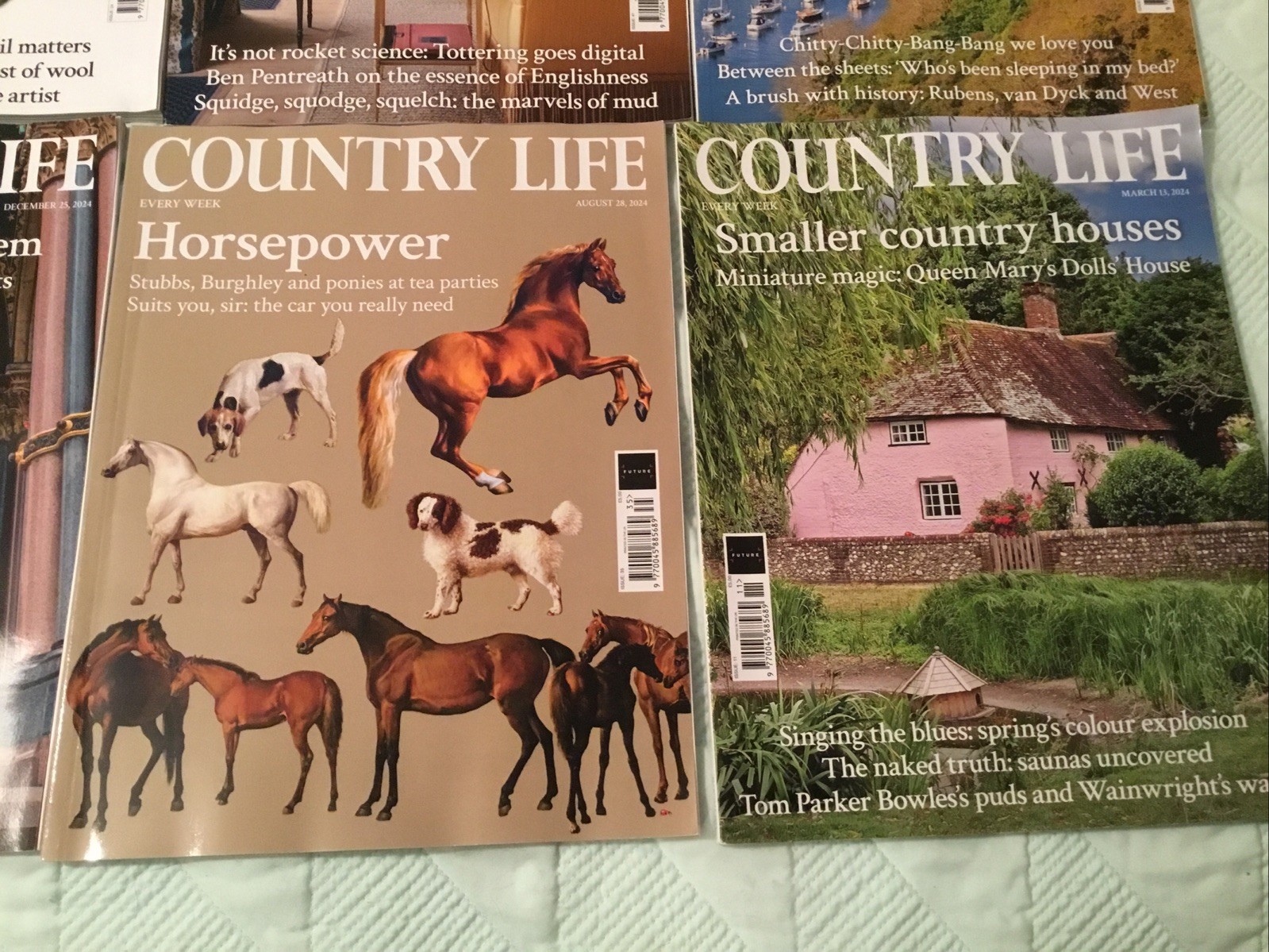 8 Country Life Magazine Bundle All 2024 In Very Good Condition