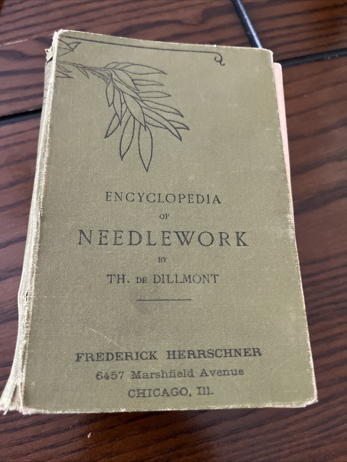 Antique 1910 Copy Of Encyclopedia Of Needlework By T.H. Dillmont. Needlepoint