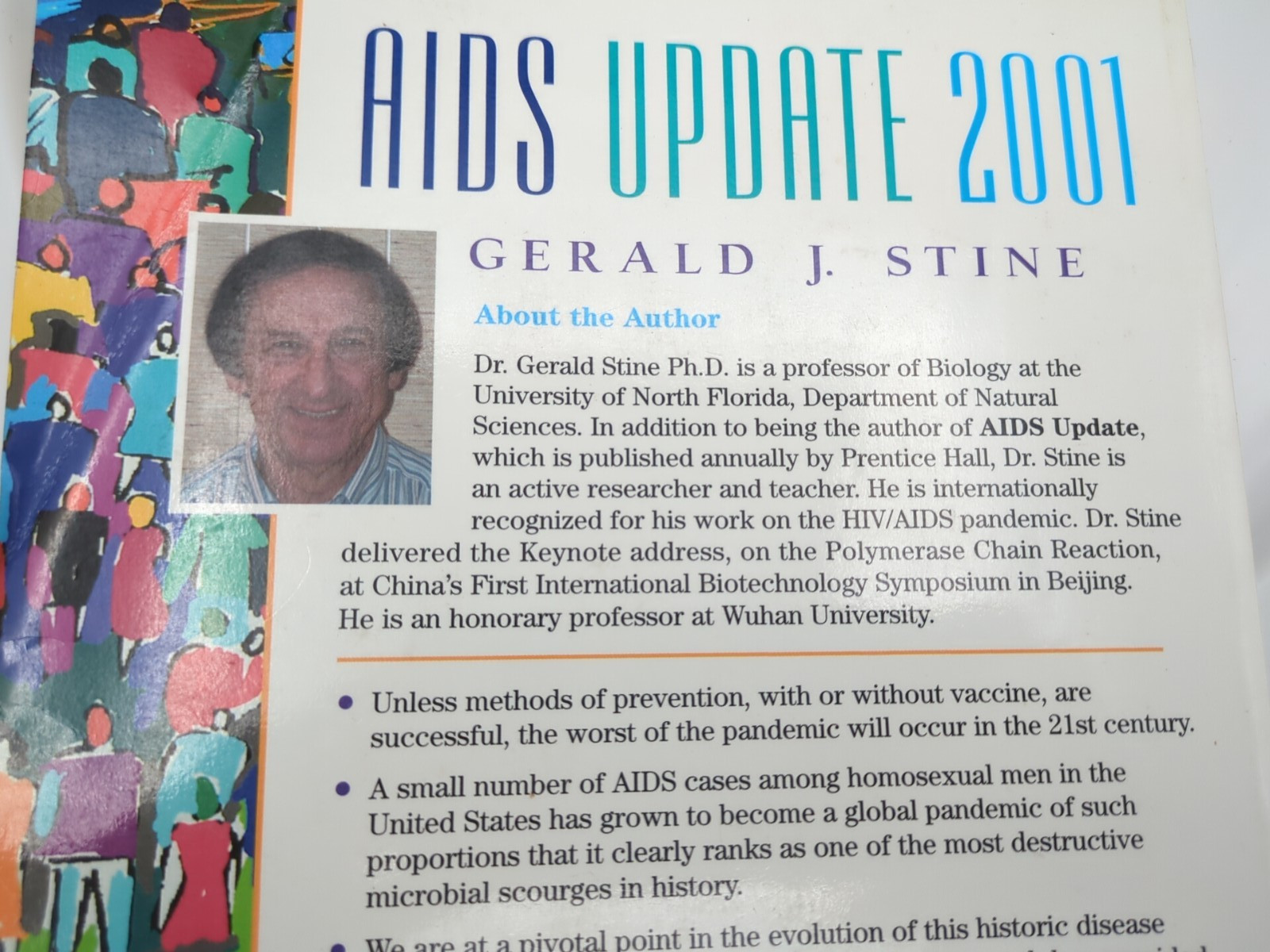 Book AIDS Update 2001 By Gerald J Stein Prentice Hall