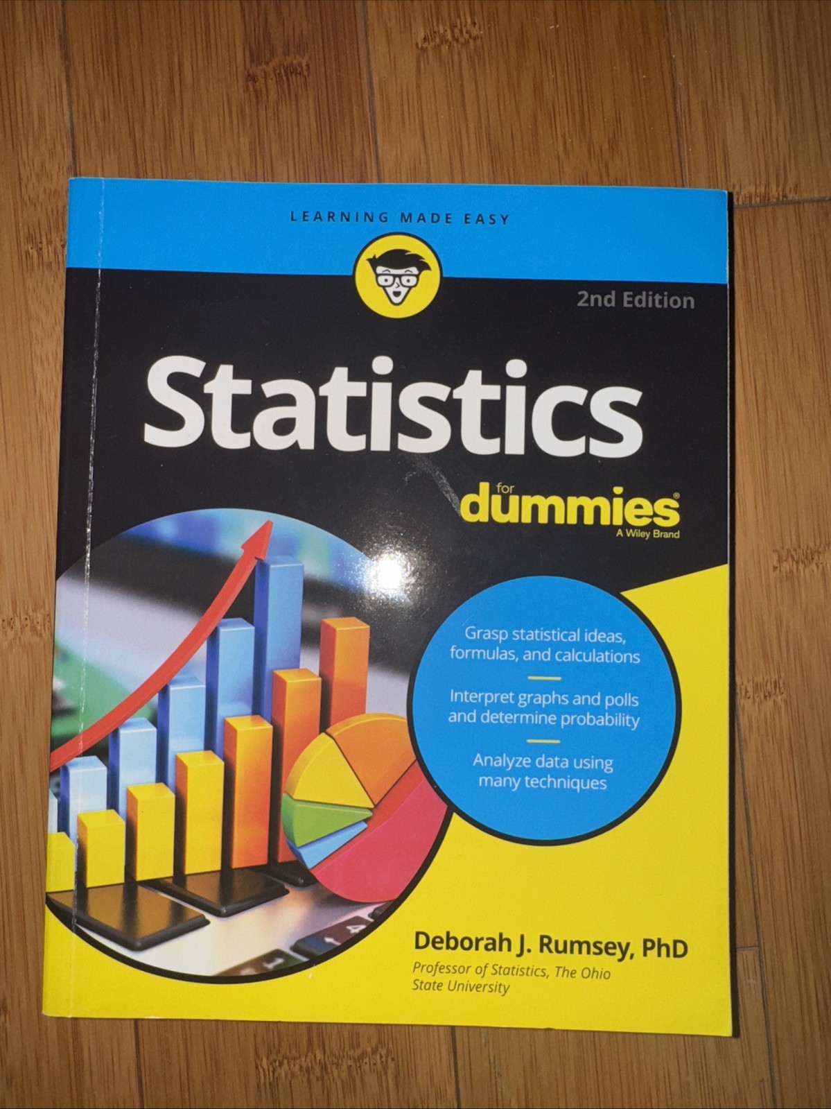 Statistics for Dummies by Deborah J. Rumsey (2016, Trade Paperback)