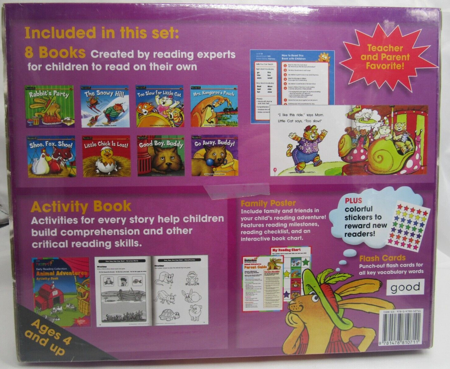 Activities Books 8 set box Early Reading Collection Animal