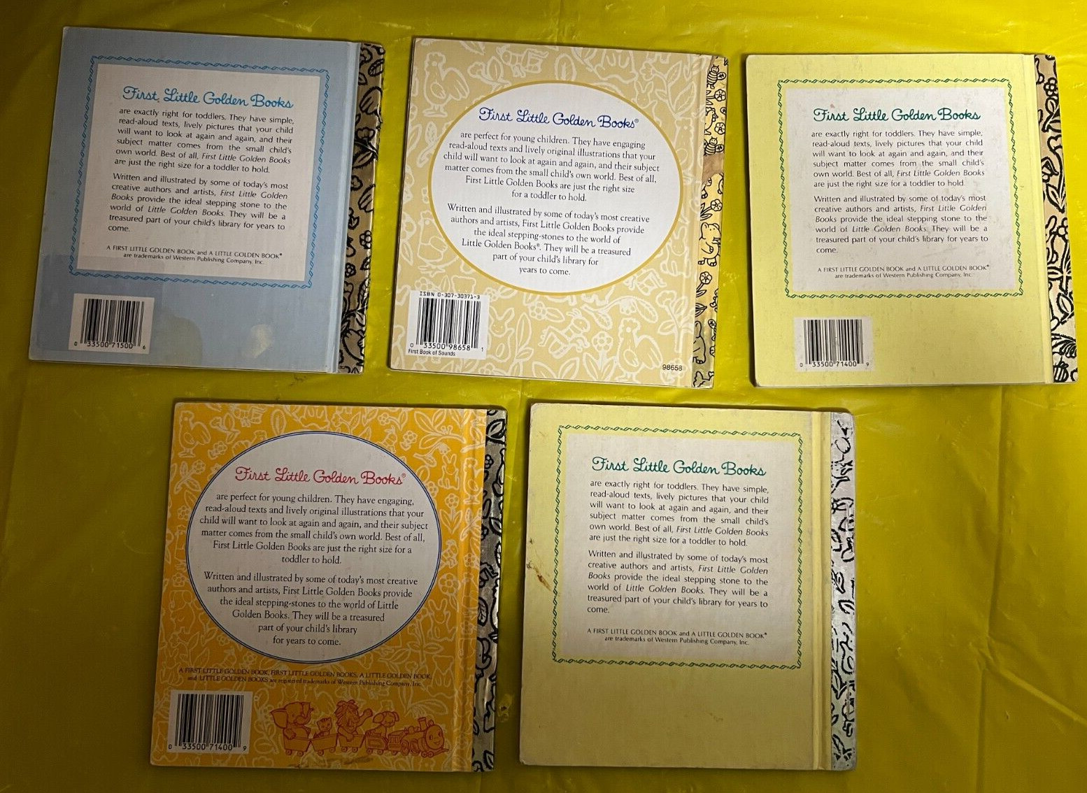mini Golden – lot of 13-Pooh/Elmo/Season/Sounds plus – 6 x 5 inches