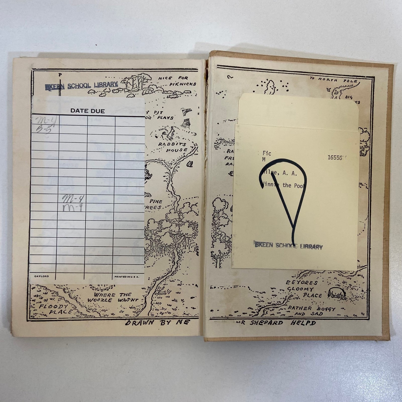 Winnie the Pooh Dutton 1950 HC A A Milne Ex Library Kids Vintage Fiction Classic