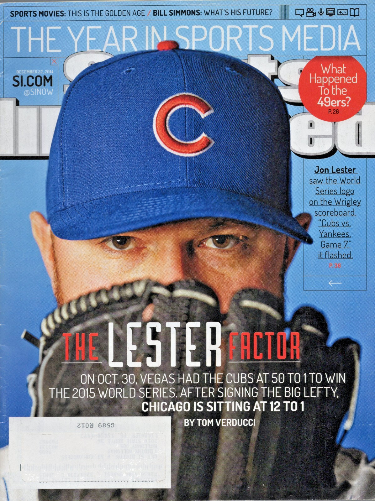 Sports ILLUSTRATED – December 22, 2014 –  »The Lester Factor »