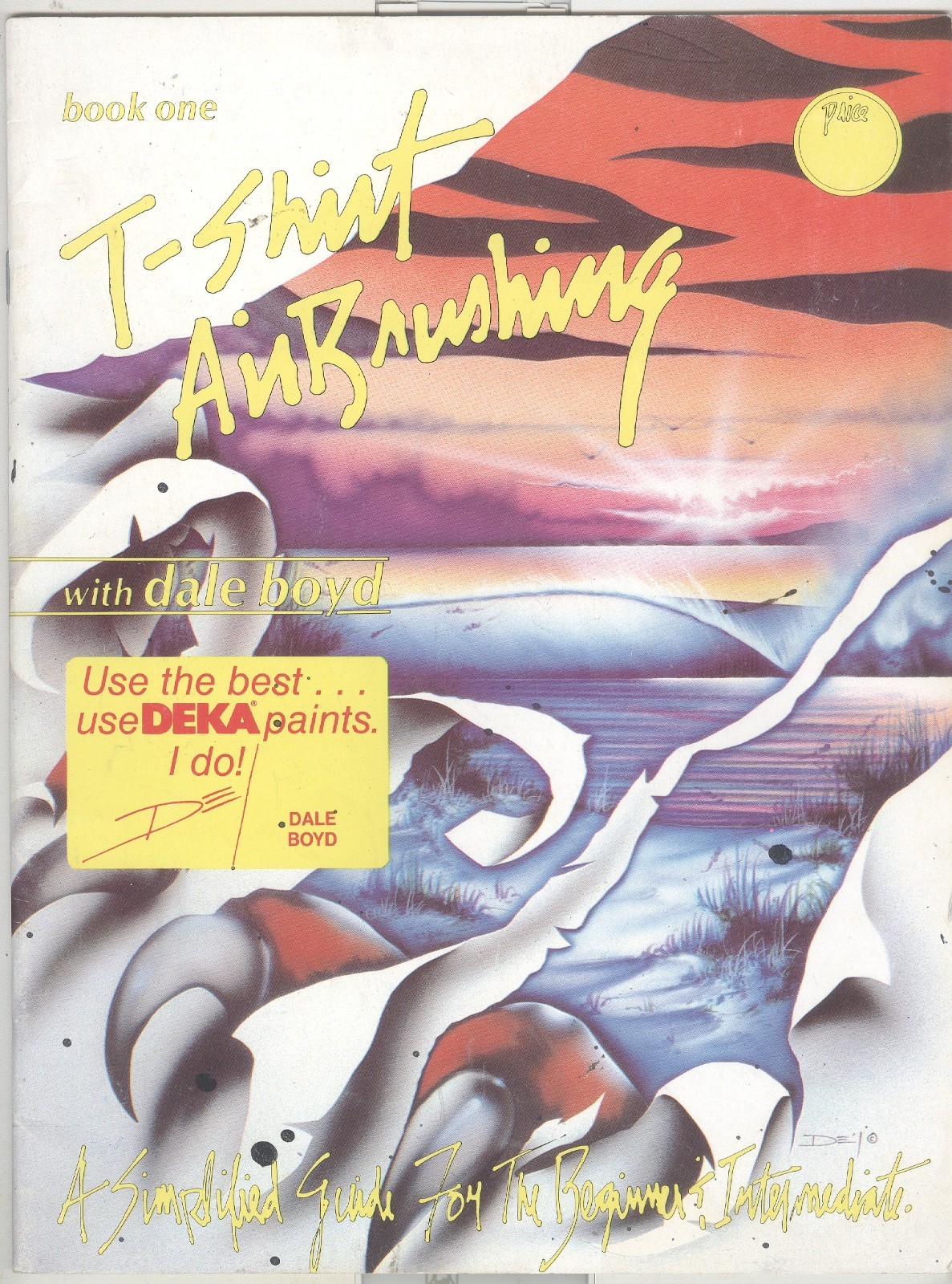 Boyd-Arts & Crafts-Leisure & Hobbies-Painting-T-Shirt Airbrushing-Guide-RARE!