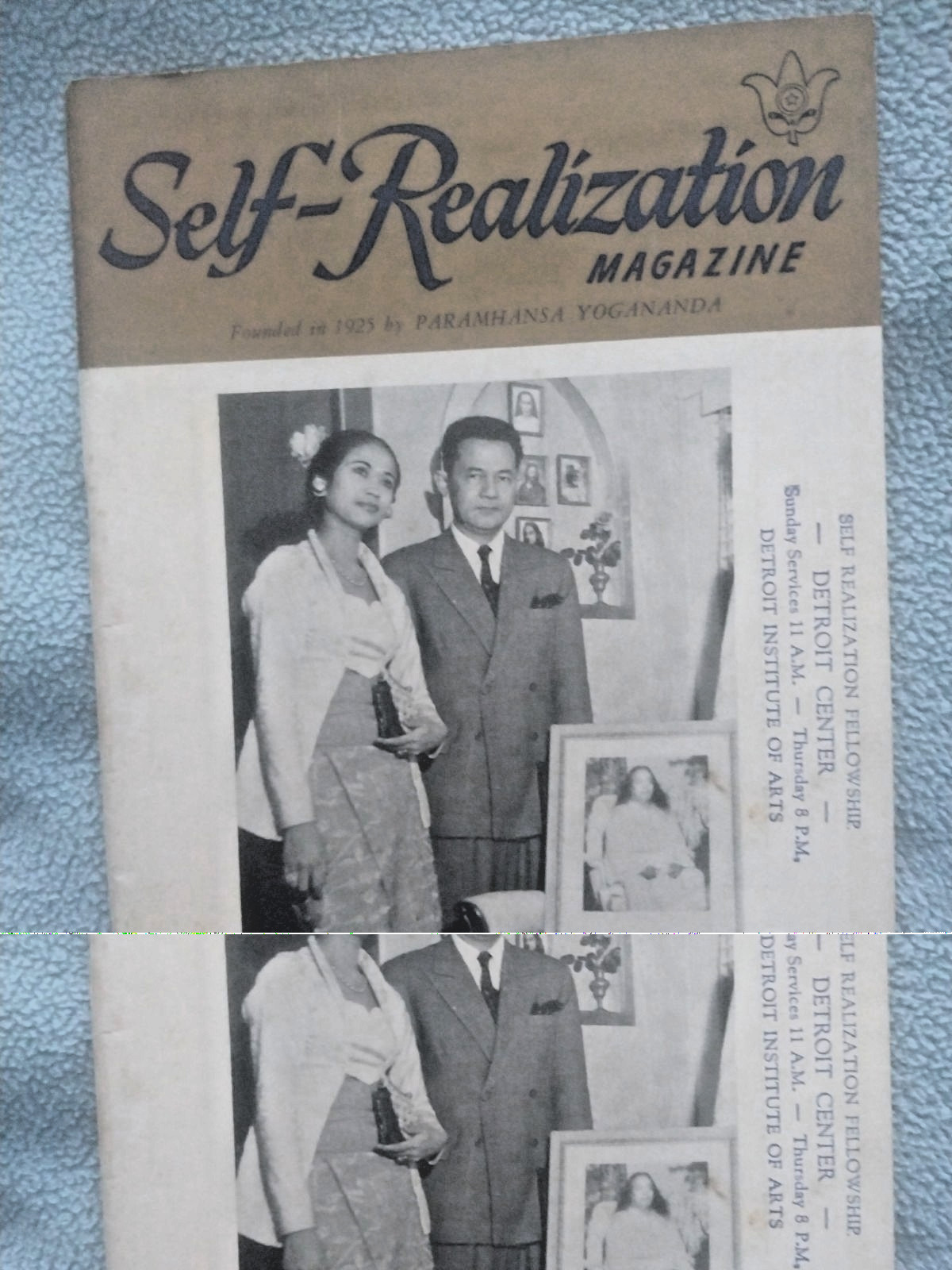 Self-Realization magazines – 5 vintage issues dated 1954 and 1957