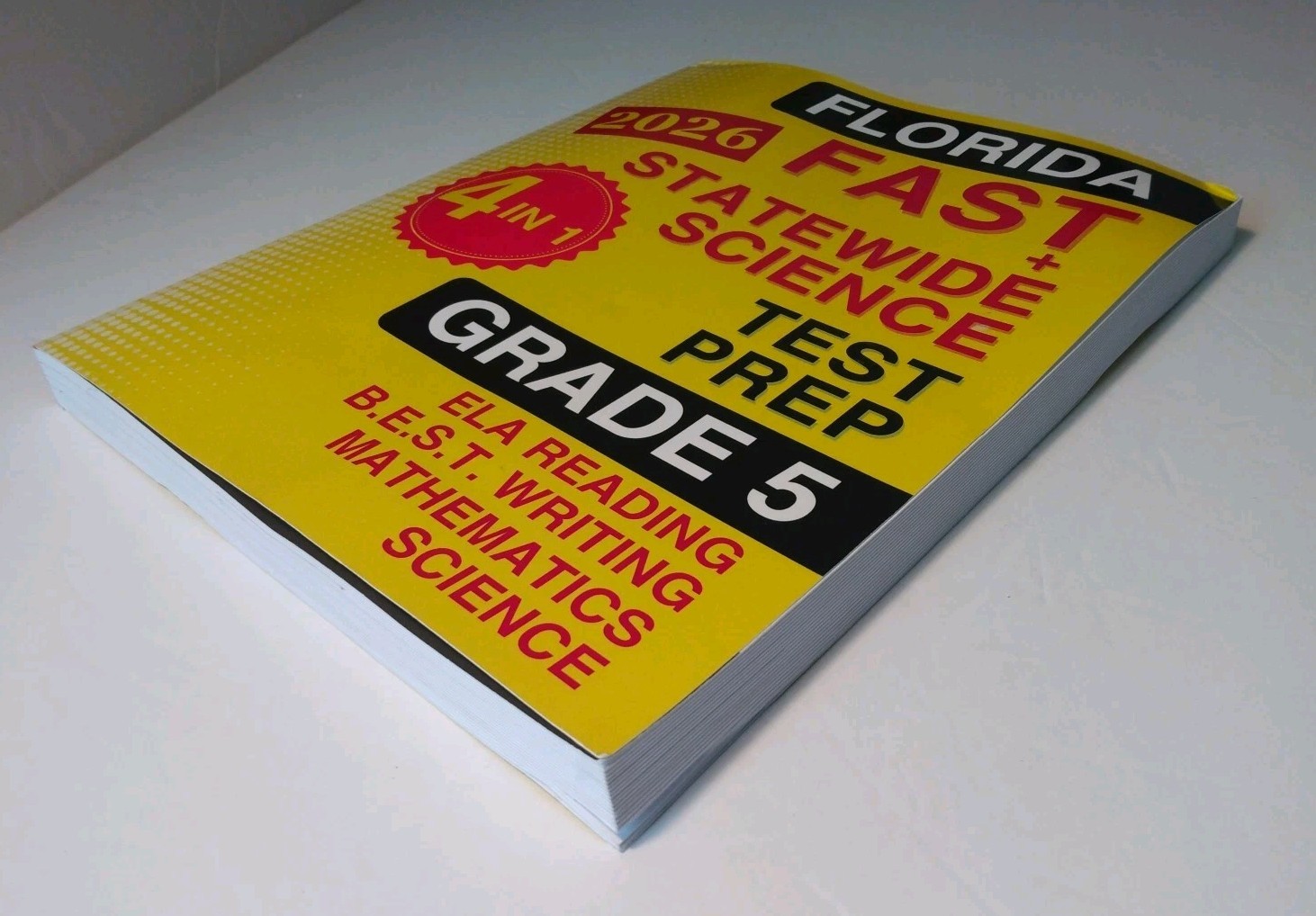 Florida FAST & Statewide Science Test Prep for Grade 5 4 in 1 2026