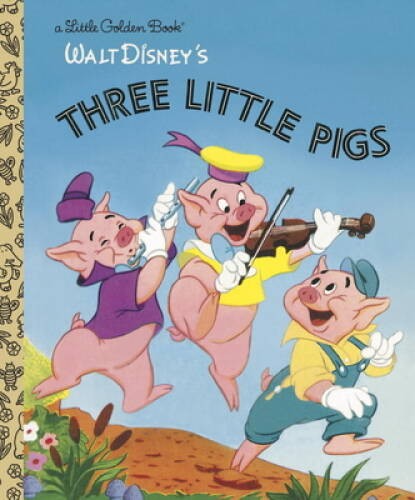 The Three Little Pigs (Disney Classic) (Little Golden Book) – Hardcover – GOOD