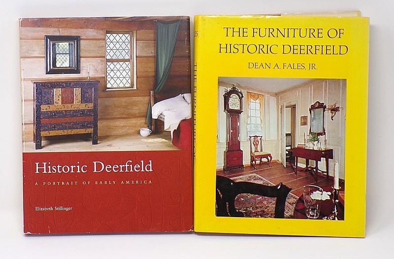 HISTORIC DEERFIELD – 2 VOLS. FURNITURE & PORTRAIT OF EARLY AMERICA – HC/DJ FINE
