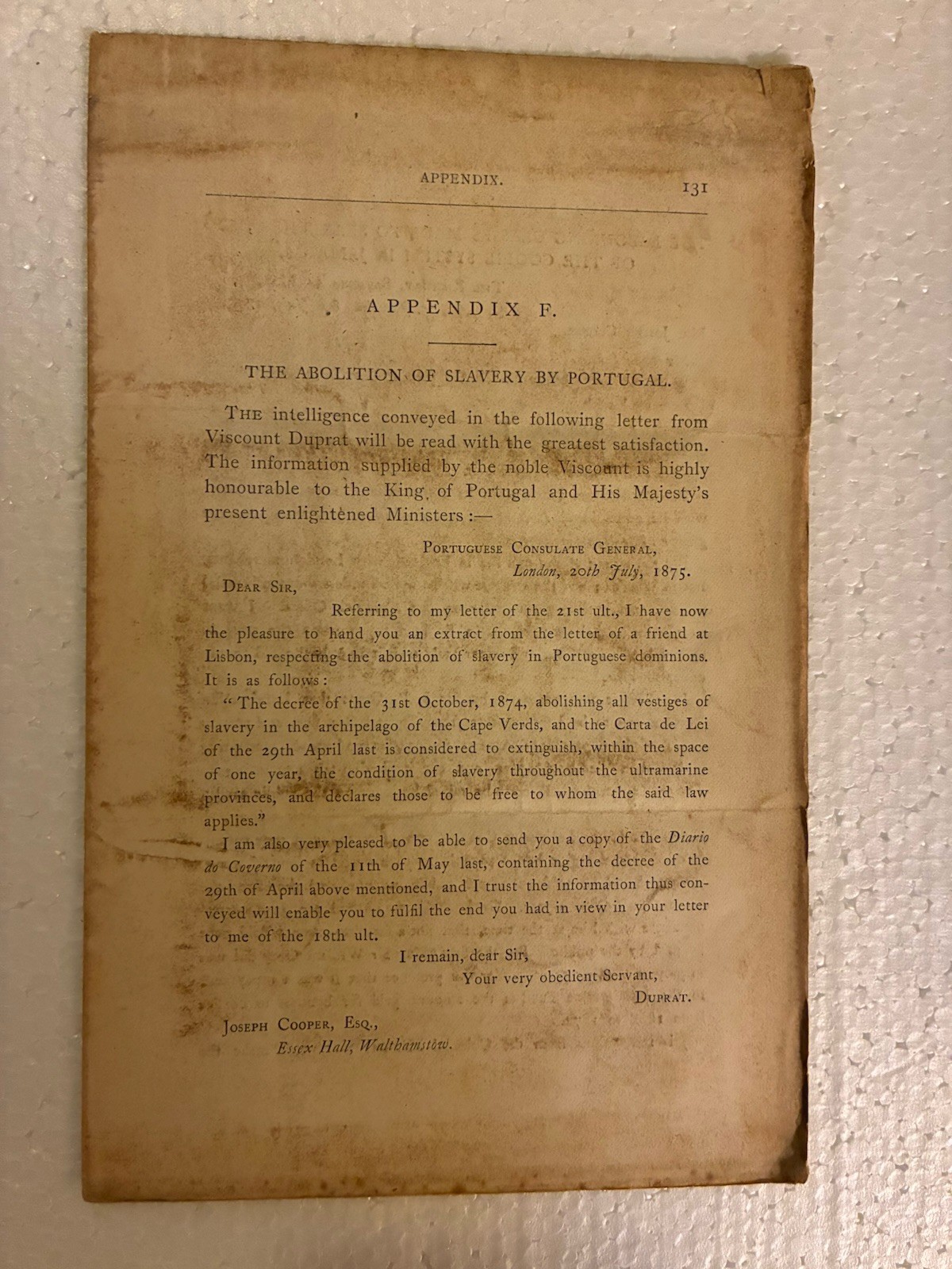 The Lost Continent: Or Slavery and the Slave-Trade in Africa (1875) First Ed.