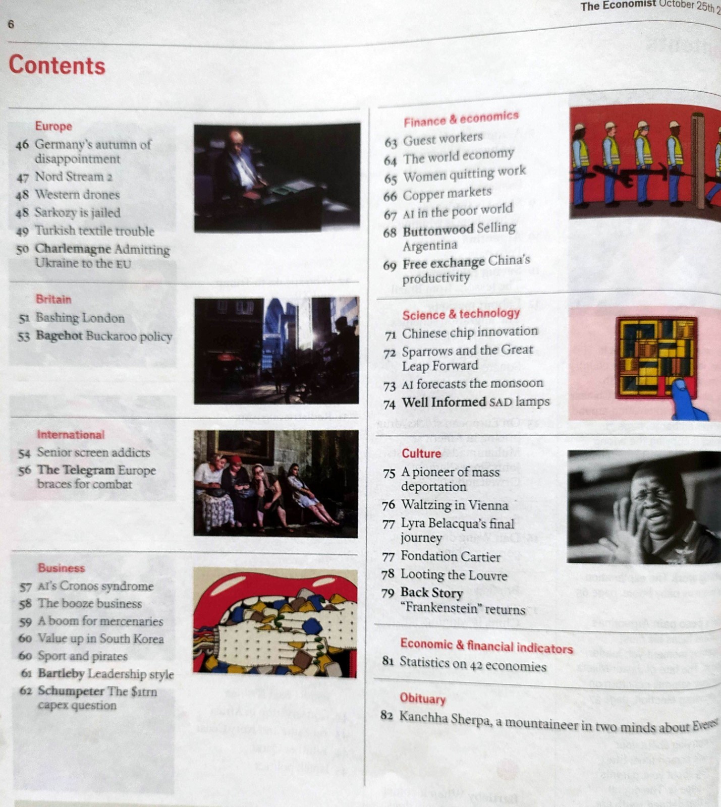 The Economist Magazine Oct 25-31 2025 Winning The Trade War China vs USA