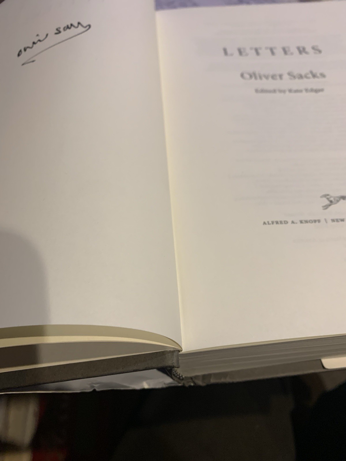 Letters by Oliver Sacks [Hardback, 736 pages] 2024