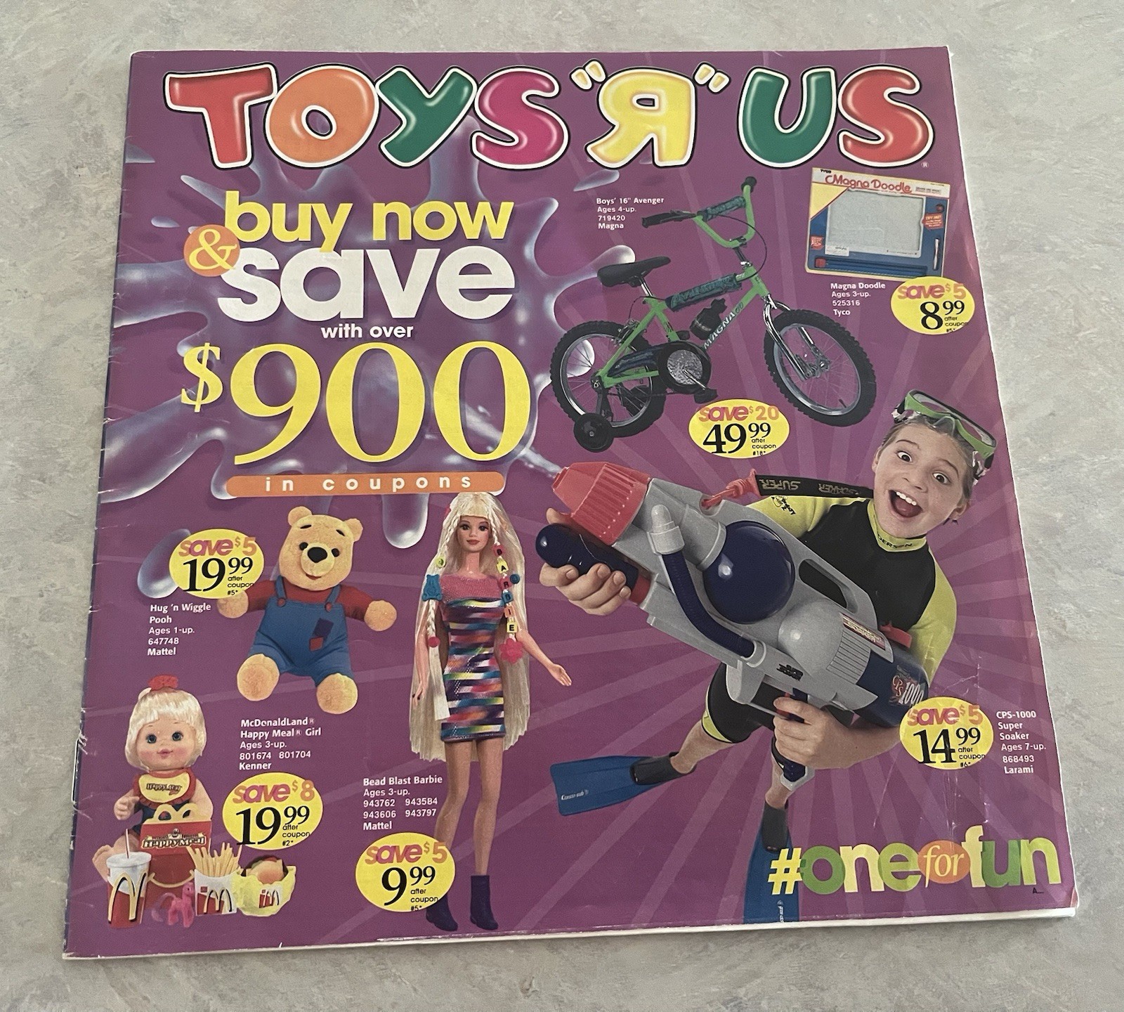 Toys R Us Catalog March 1998 Barbie, N64, PS1, Etc Ads RARE 47 Pages Intact!!