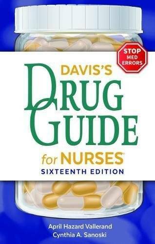 Davis&rsquo;s Drug Guide for Nurses – Paperback – GOOD