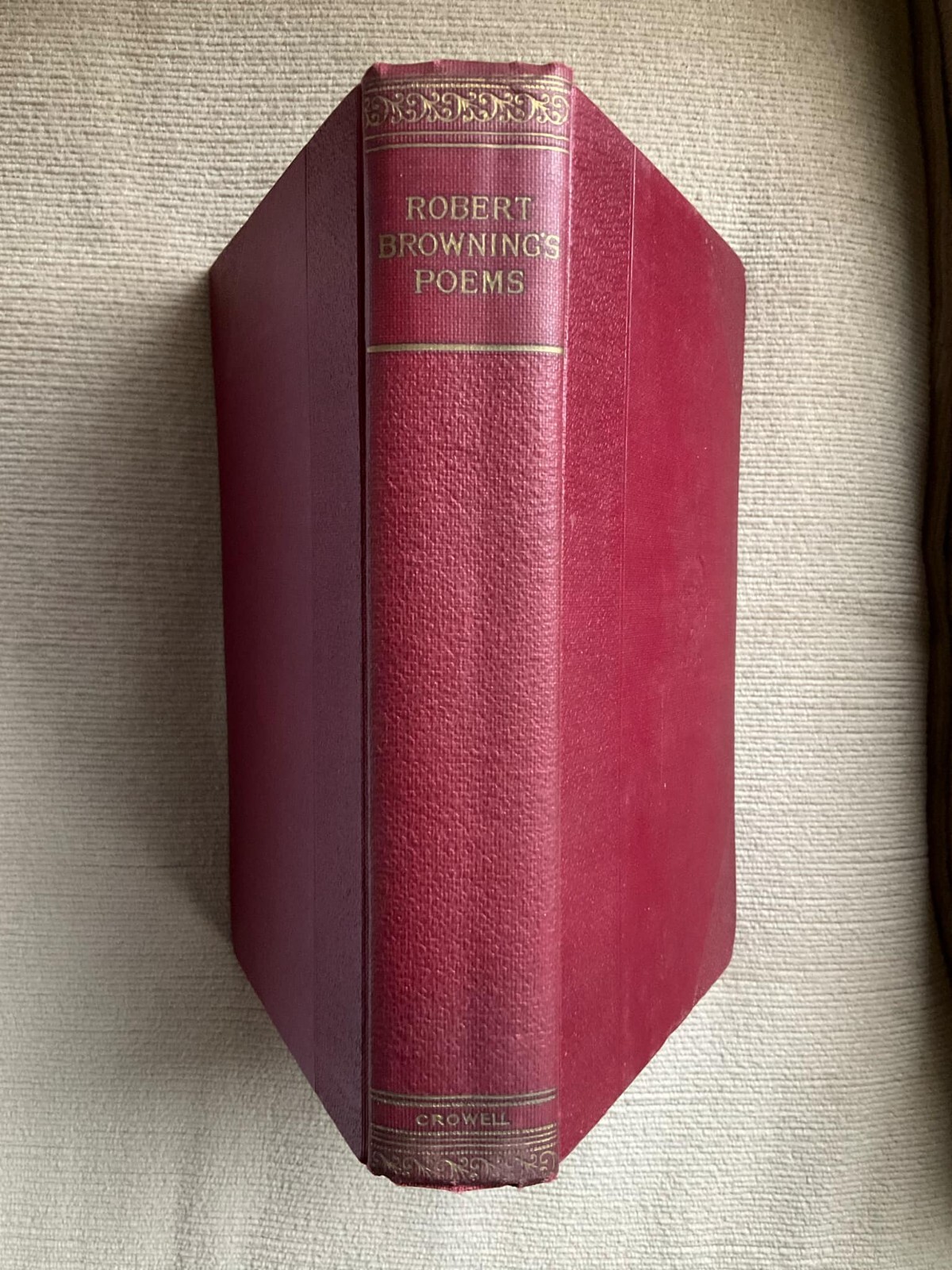 1896 POEMS OF ROBERT BROWNING From Author&rsquo;s Text of 1889 *512 Pages! Very Good!