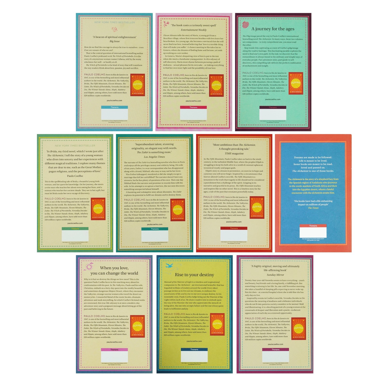 The Paulo Coelho Classics 10 Books Collection Box Set – Fiction – Paperback