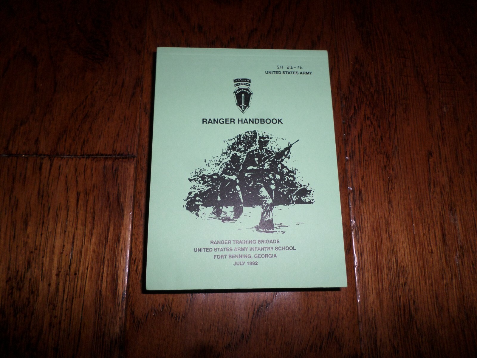U.S ARMY RANGER HANDBOOK TRAINING BOOK MILITARY RANGER MANUAL BOOK