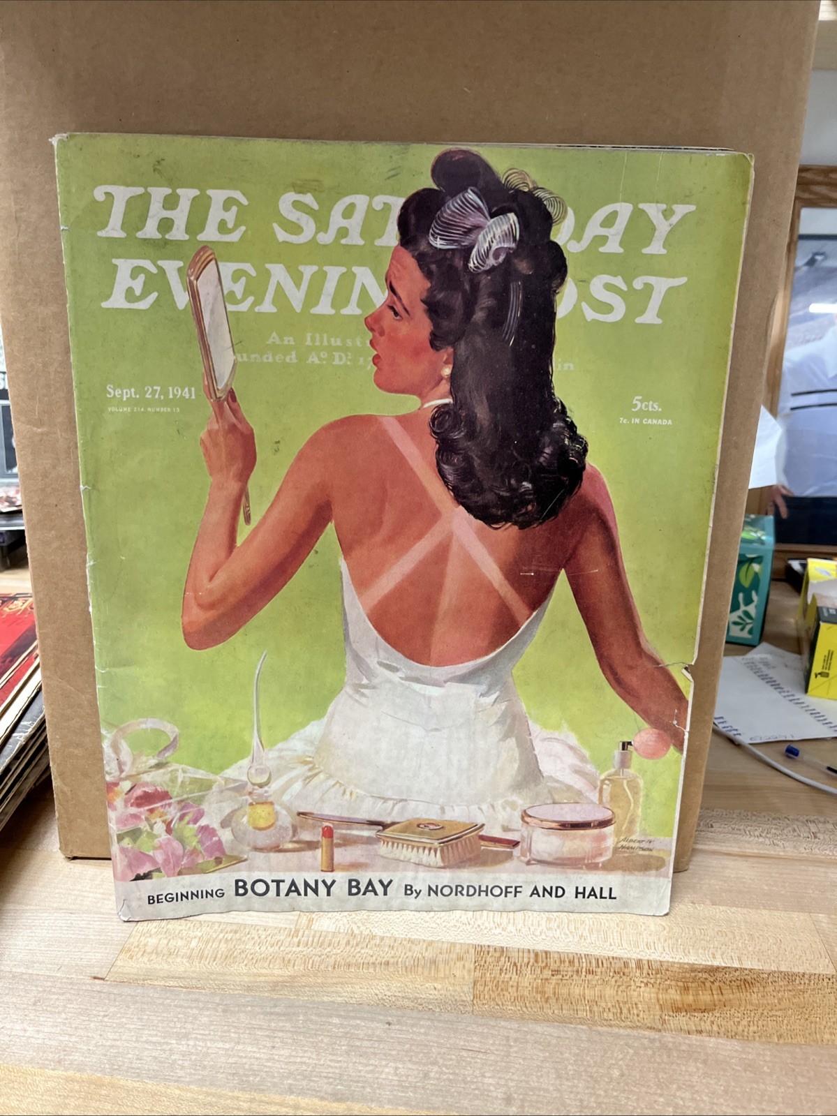 The Saturday Evening Post September 27, 1941. Beginning Botany Bay. Box 266