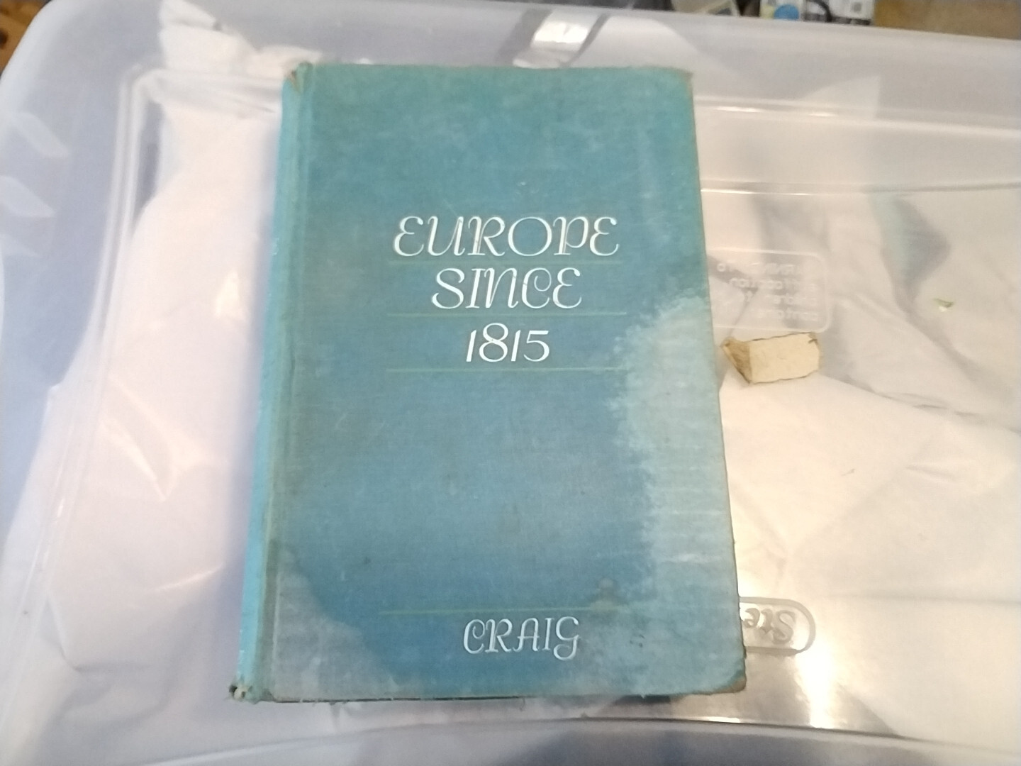 Europe Since 1815 Gordon Craig 1962 Holt, Rinehart and Winston Hardcover 66