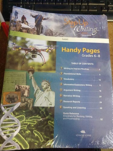 Step Up to Writing Handy Pages Grade 6-8, Maureen Auman