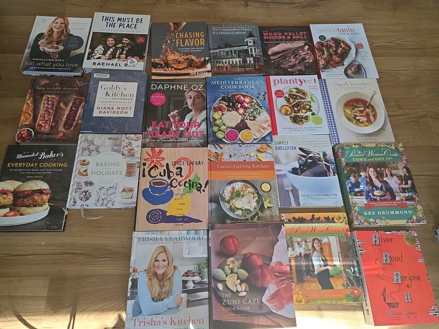 Cookbook Lot Of 22 Books Instant Library Pioneer Woman Daphine Oz