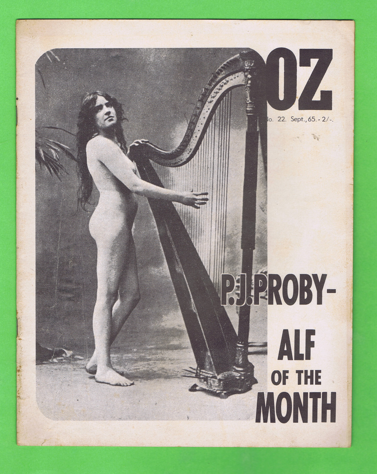 #G. RARE AUSTRALIAN OZ MAGAZINE #22 SEPTEMBER 1965 – SATIRICAL POLITICS